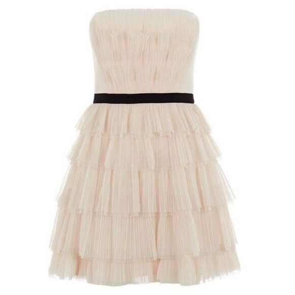 BCBGMAXAZRIA Women's Strapless  Fit & Flare Dress Size 6 - Picture 1 of 10